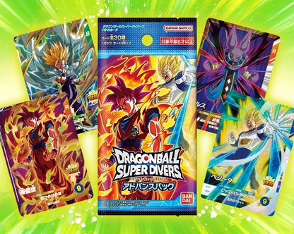 Dragon Ball Super Divers Advance Booster Pack Booster Box Japanese