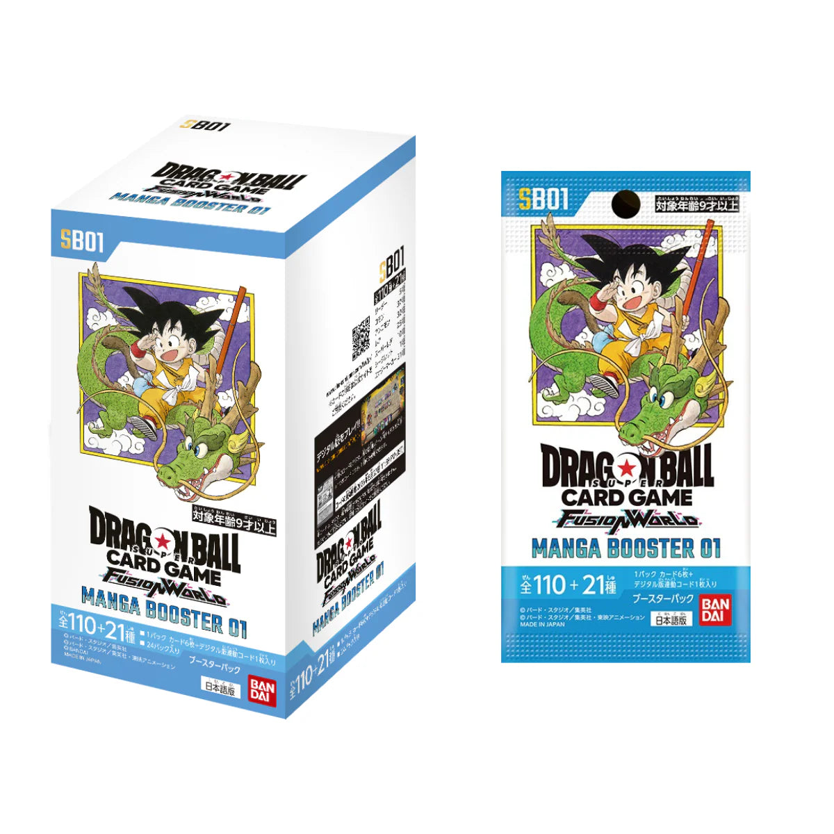Dragon Ball Super Card Game Fusion World - Manga Booster Box SB01 Japanese - Eclipse Games Puzzles Novelties