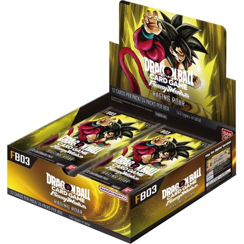 Dragon Ball Super Card Game Fusion World FB-03 Raging Roar Booster Box