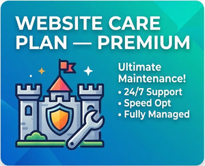 Website Care Plan — Premium