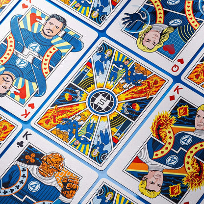 Fantastic Four Theory 11 Playing Cards - Eclipse Games Puzzles Novelties