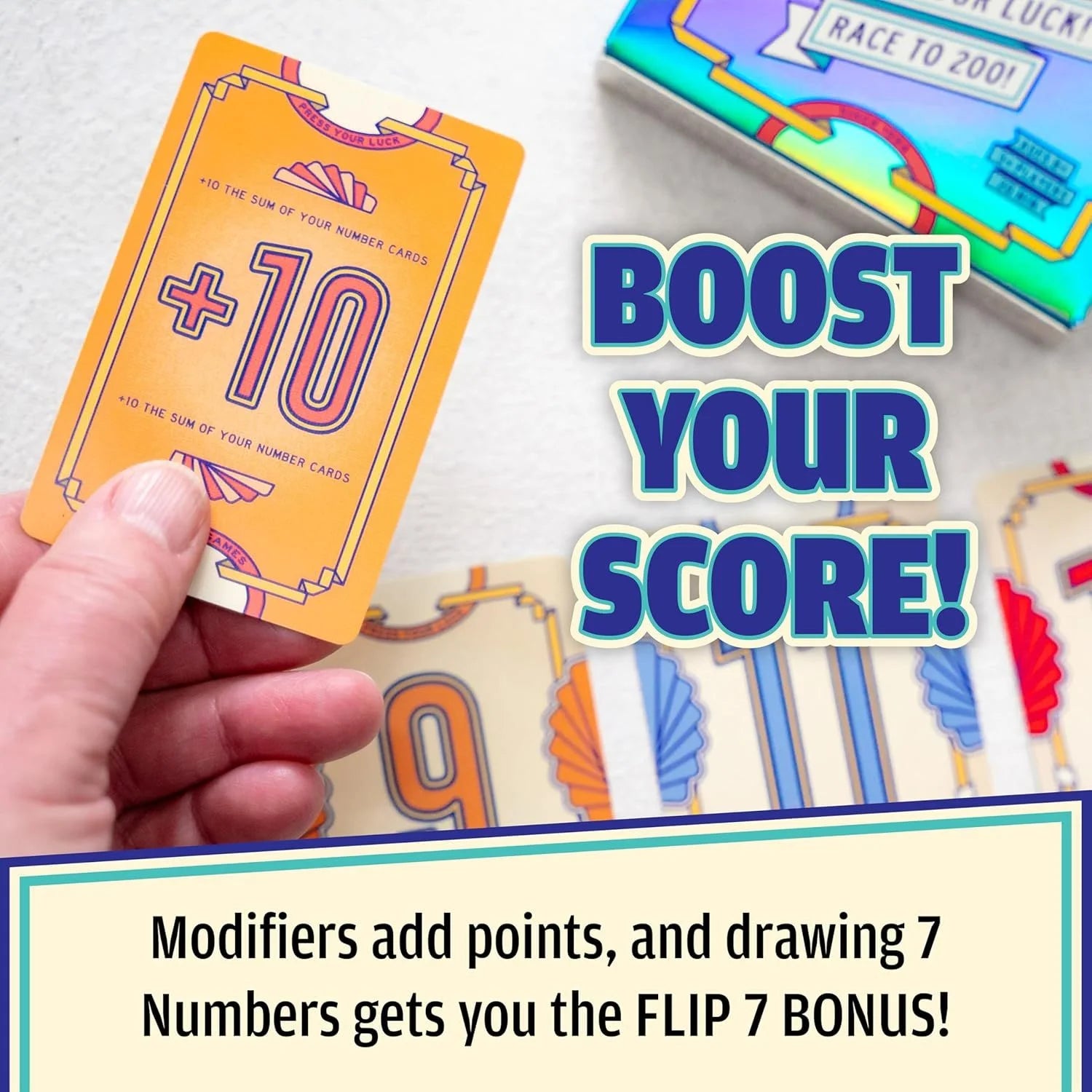 Flip 7 Hangsell Edition - Eclipse Games Puzzles Novelties