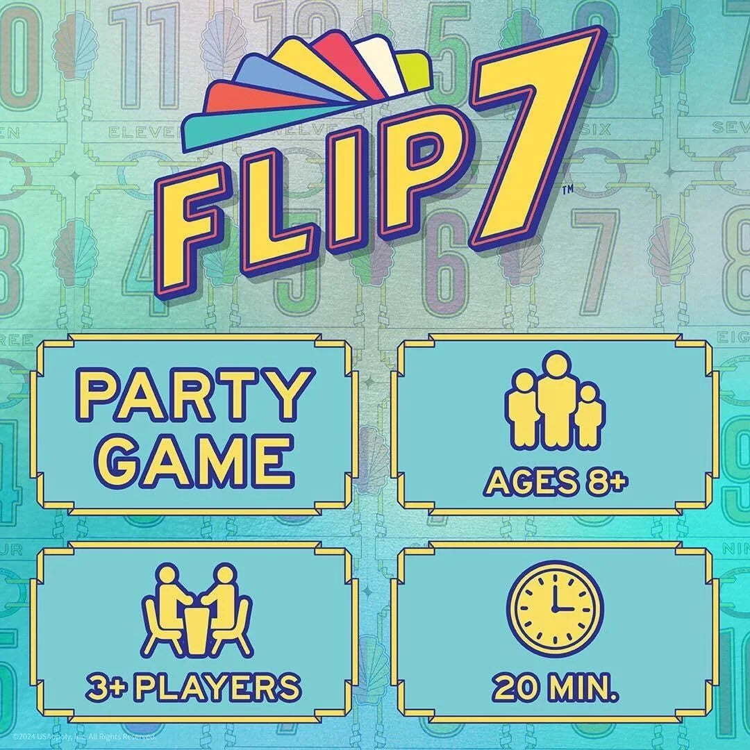 Flip 7 Hangsell Edition - Eclipse Games Puzzles Novelties