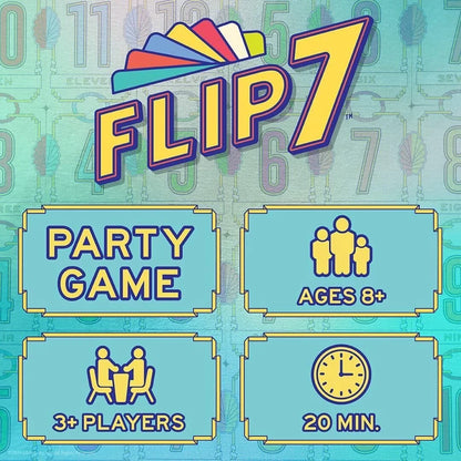 Flip 7 Hangsell Edition - Eclipse Games Puzzles Novelties
