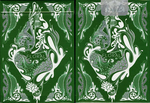 Floral Green Playing Cards by Aloys Design Studio (USPCC)