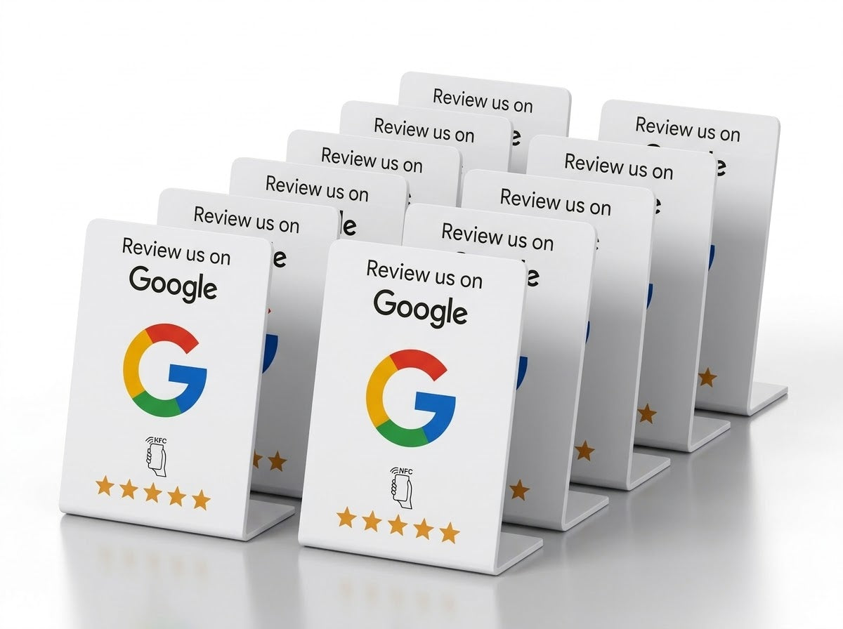 Google Review Stand NFC (Small) - Eclipse Games Puzzles Novelties