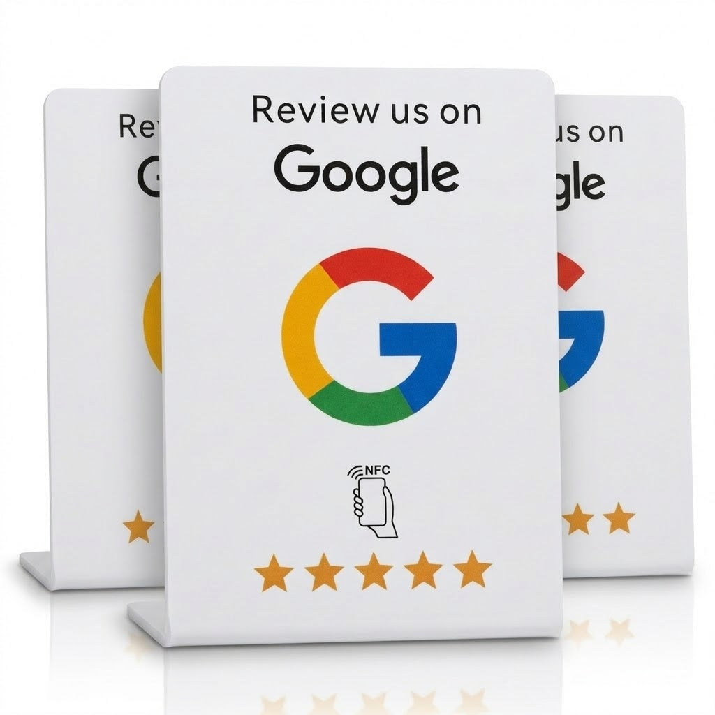 Google Review Stand NFC (Small) - Eclipse Games Puzzles Novelties