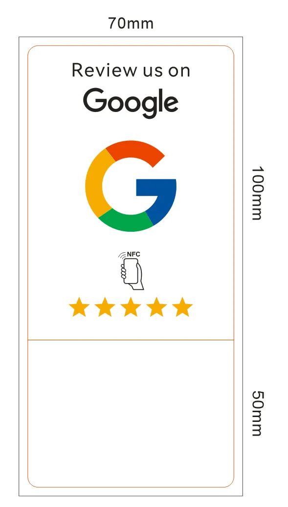 Google Review Stand NFC (Small) - Eclipse Games Puzzles Novelties