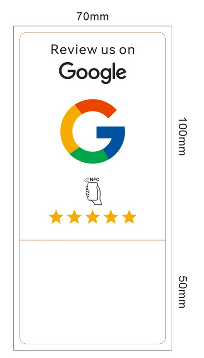 Google Review Stand NFC (Small) - Eclipse Games Puzzles Novelties