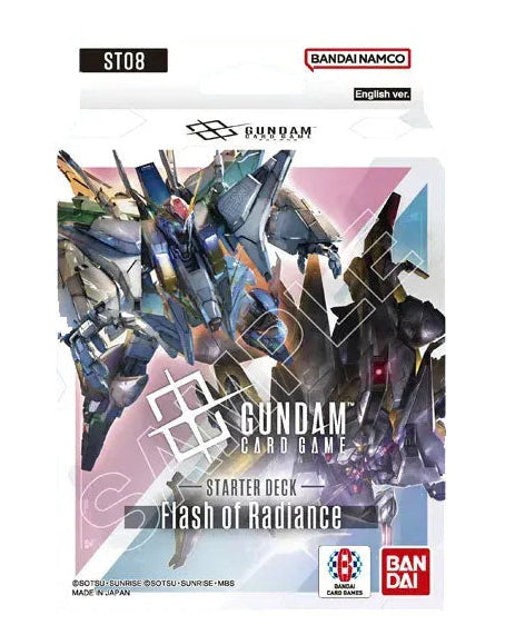 Gundam Card Game ST08 Flash of Radiance – Starter Deck - Eclipse Games Puzzles Novelties
