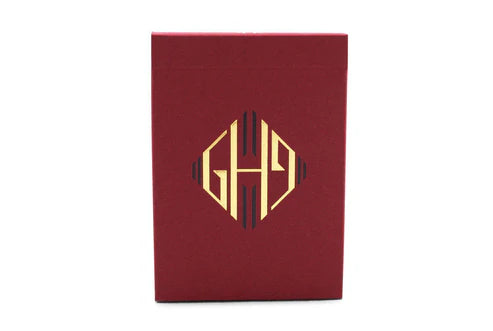 Guy Hollingworth Playing Cards v1 Burgundy Red - Eclipse Games Puzzles Novelties
