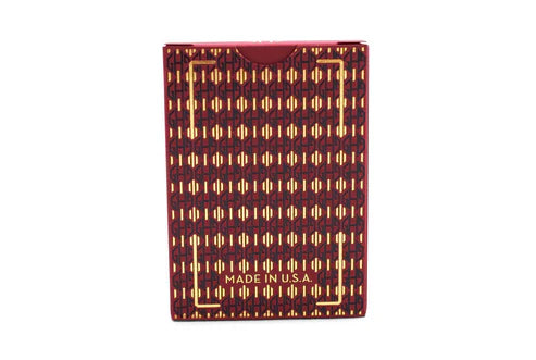 Guy Hollingworth Playing Cards v1 Burgundy Red - Eclipse Games Puzzles Novelties