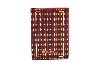 Guy Hollingworth Playing Cards v1 Burgundy Red - Eclipse Games Puzzles Novelties