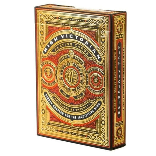 High Victorian Red Deck Theory11 Playing Cards - Eclipse Games Puzzles Novelties