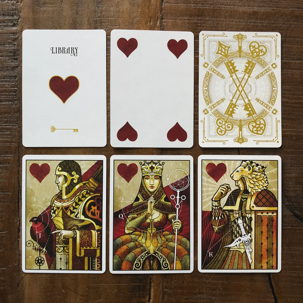 House of the Rising Spade V1 - Stockholm17 Poker Size Playing Cards (White)