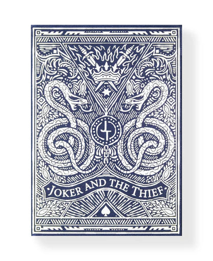 Joker and the Thief Midnight Blue V1 Playing Cards - Eclipse Games Puzzles Novelties