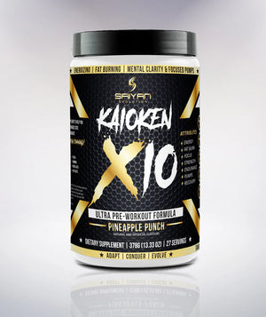 Kaioken X10 ALL-IN-ONE Ultra Pre-workout - Pineapple Punch [LIMITED STOCK]