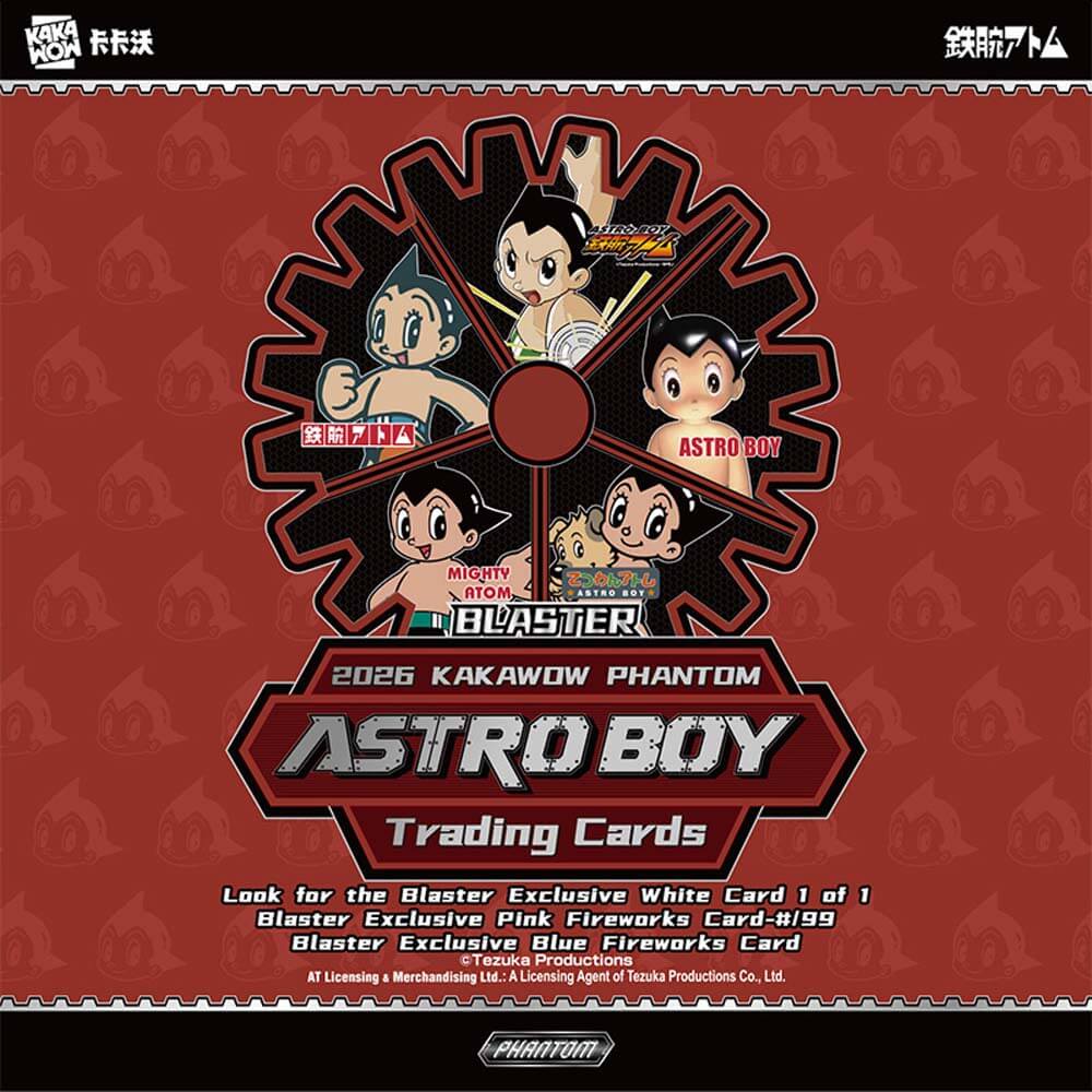 Kakawow PHANTOM Astro Boy Trading Cards - Blaster Box - Eclipse Games Puzzles Novelties