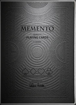 Memento Black Playing Cards - LPCC - Eclipse Games Puzzles Novelties