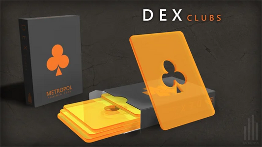 Metropol Dex Clubs Orange Cardistry Training Packets - Eclipse Games Puzzles Novelties
