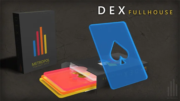 Metropol Dex Fullhouse Cardistry Training Packets - Eclipse Games Puzzles Novelties