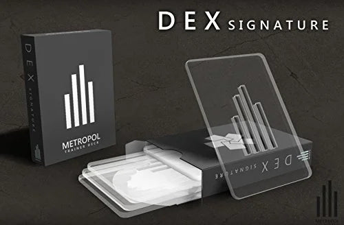 Metropol Dex Signature Clear Cardistry Training Packets - Eclipse Games Puzzles Novelties