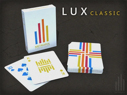 Metropol Rainbow Playing Cards by Mike Lambert - Eclipse Games Puzzles Novelties