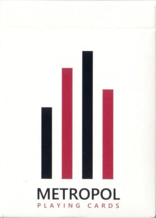 Metropol Red Playing Cards by Mike Lambert