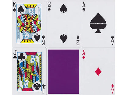NOC V3 Purple Marked Deck of Playing Cards by HOPC - EPCC - Eclipse Games Puzzles Novelties