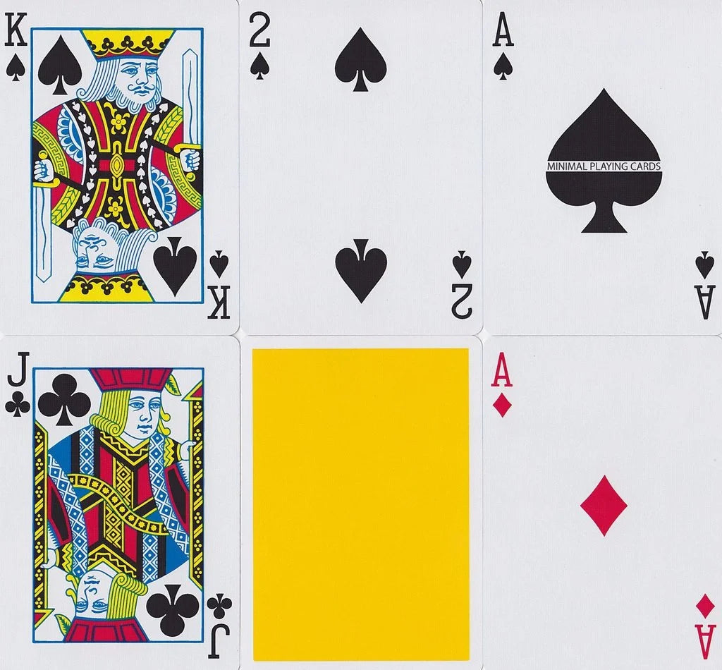 NOC V3 Yellow Marked Deck of Playing Cards by HOPC - EPCC - Eclipse Games Puzzles Novelties