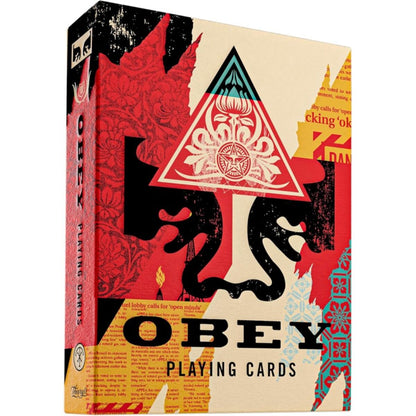 Obey Collage Edition Theory 11 Playing Cards - Eclipse Games Puzzles Novelties