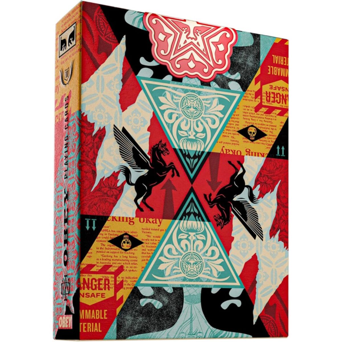 Obey Collage Edition Theory 11 Playing Cards - Eclipse Games Puzzles Novelties