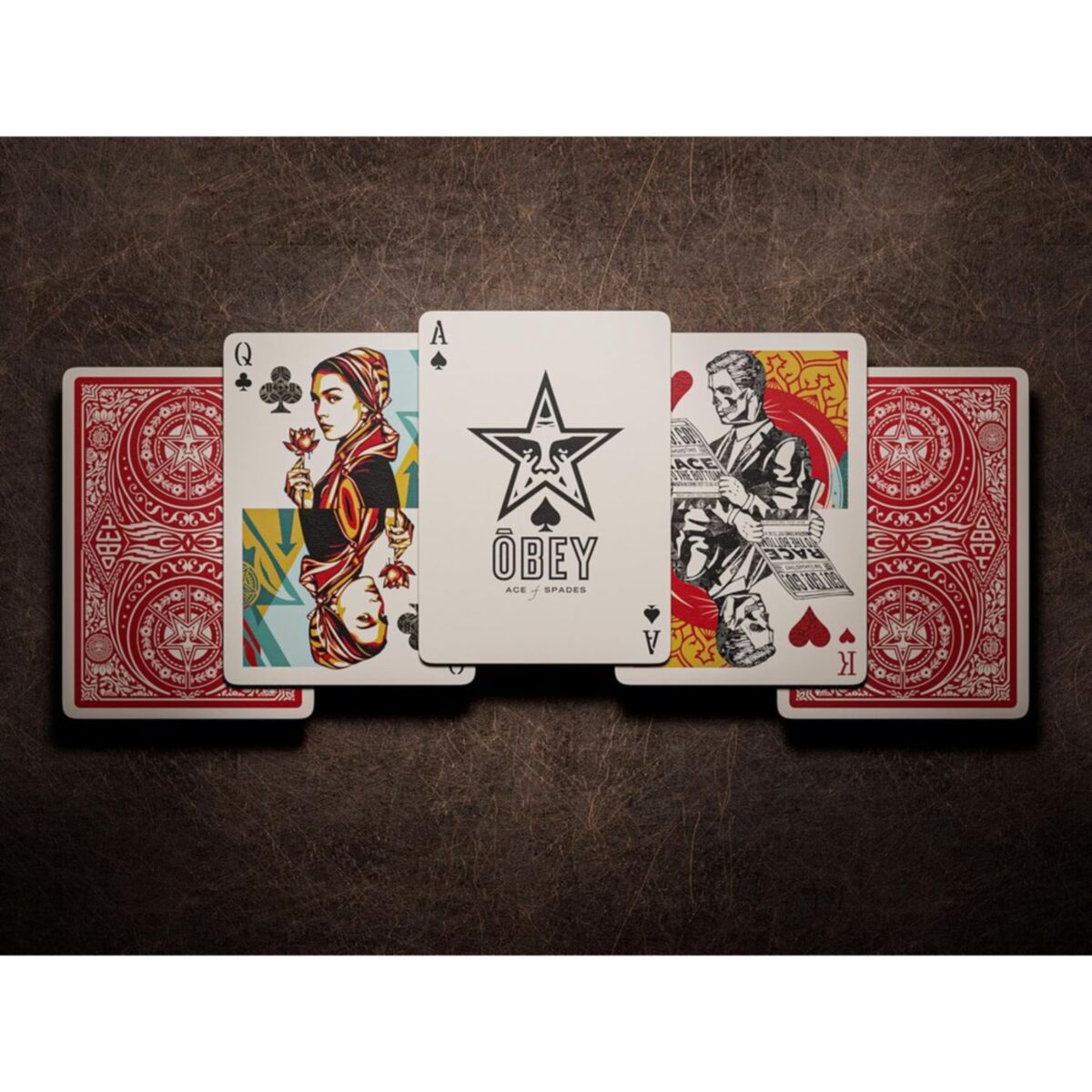Obey Collage Edition Theory 11 Playing Cards - Eclipse Games Puzzles Novelties