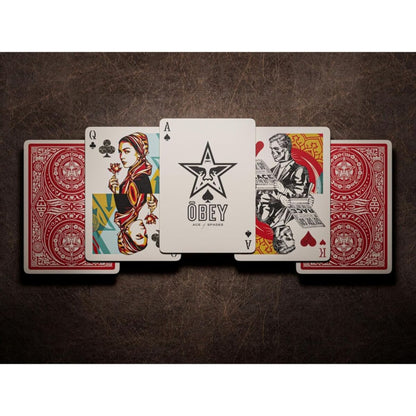 Obey Collage Edition Theory 11 Playing Cards - Eclipse Games Puzzles Novelties