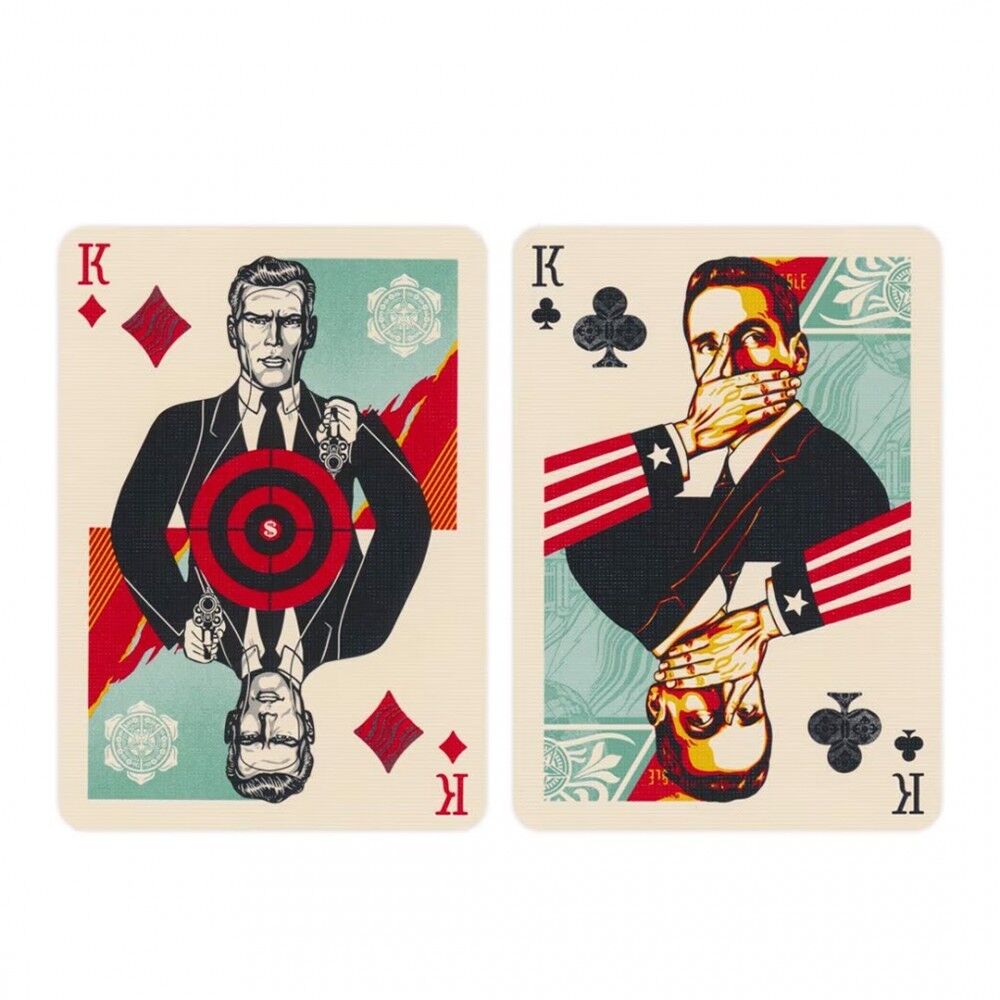 Obey Gold Edition Theory 11 Playing Cards - Eclipse Games Puzzles Novelties