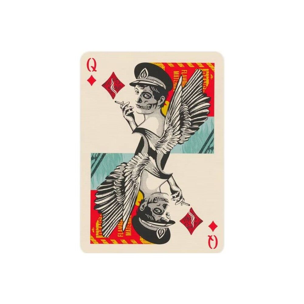 Obey Red Edition Theory 11 Playing Cards - Eclipse Games Puzzles Novelties