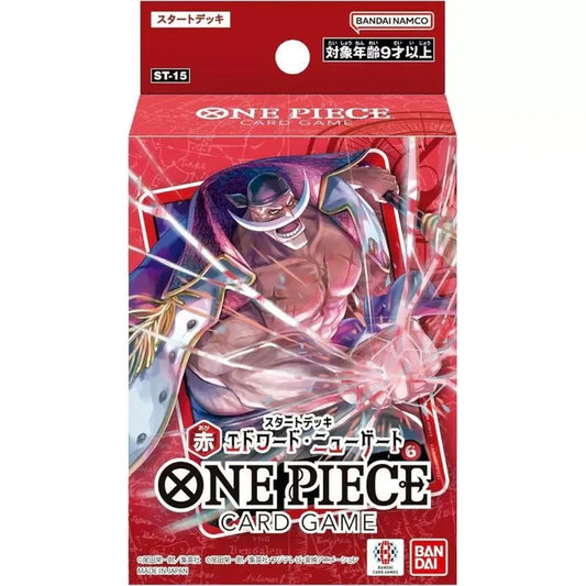 One Piece Card Starter Deck Red Edward Newgate ST-15 Japanese