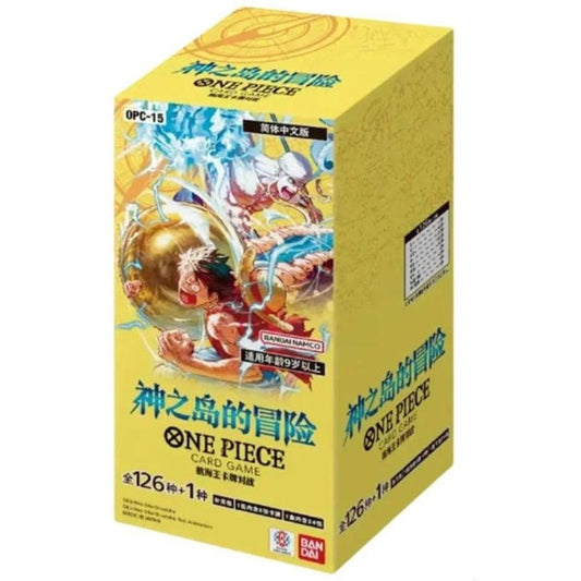 One Piece Card Game - OP-15 Adventure on KAMI's Island Booster Box - Japanese - Eclipse Games Puzzles Novelties
