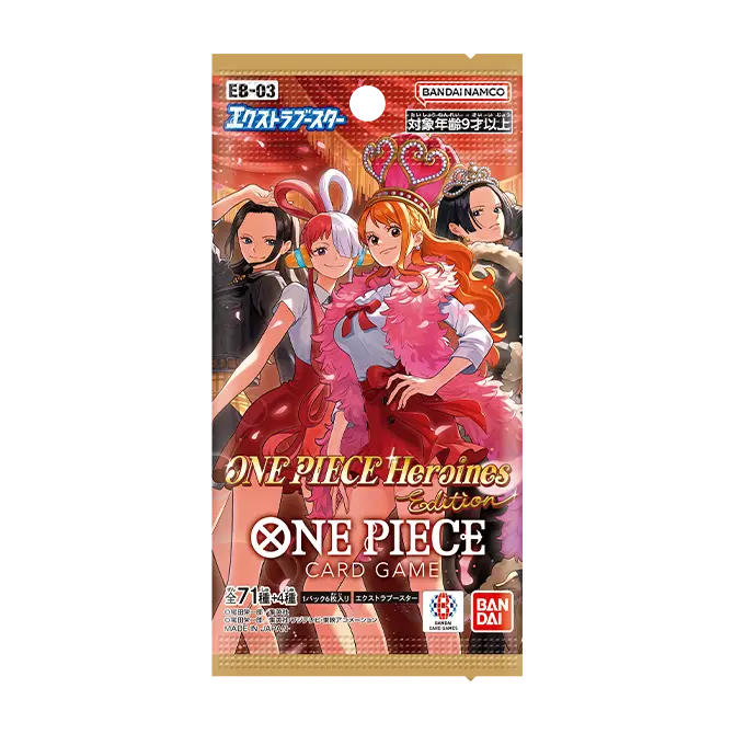 One Piece Card Game EB-03 Heroines Booster Box Japanese - Eclipse Games Puzzles Novelties