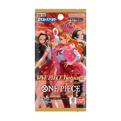 One Piece Card Game EB-03 Heroines Booster Box Japanese - Eclipse Games Puzzles Novelties