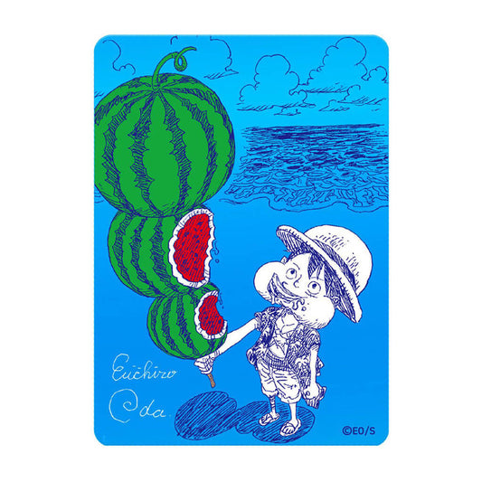 One Piece Monkey D. Luffy Natsucomi 2026 Eiichiro Oda Signed Promo Card [Japanese]