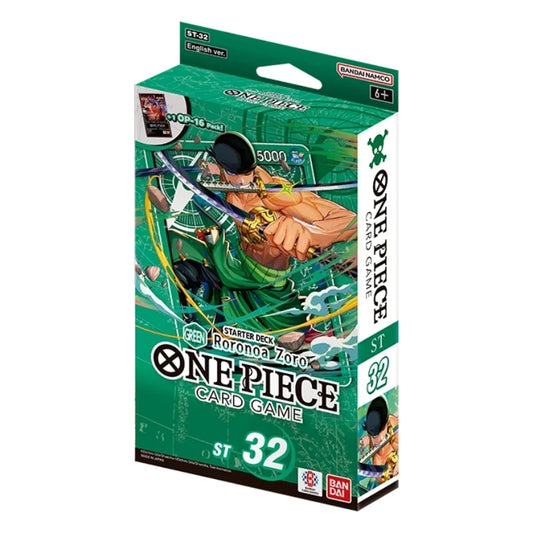 One Piece TCG - ST-32 Roronoa Zoro Starter Deck - Eclipse Games Puzzles Novelties