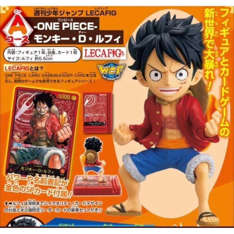 One Piece WEEKLY JUMP LECAFIG WCF Monkey D. Luffy + Promo Set Japanese