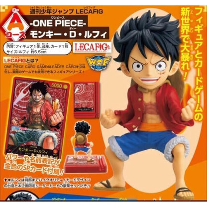 One Piece WEEKLY JUMP LECAFIG WCF Monkey D. Luffy + Promo Set Japanese