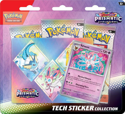 POKÉMON TCG - Prismatic Evolutions Tech Sticker Collection