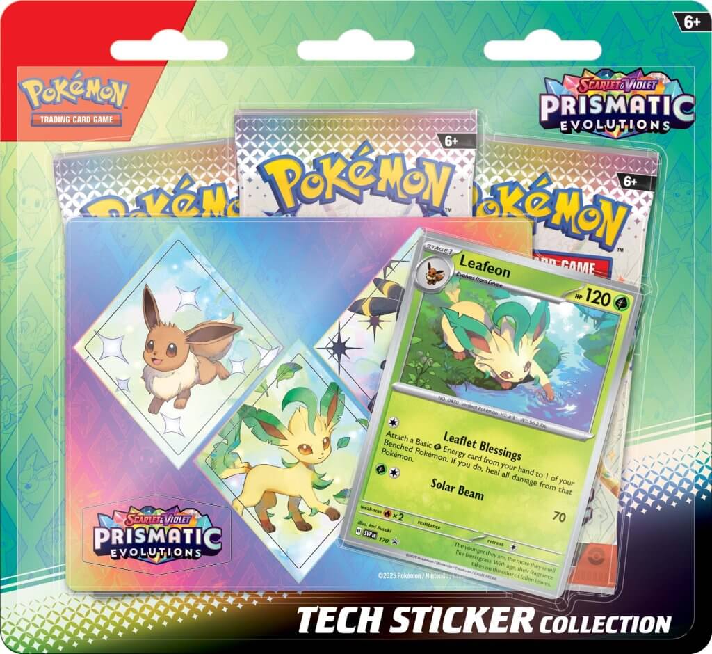 POKÉMON TCG - Prismatic Evolutions Tech Sticker Collection