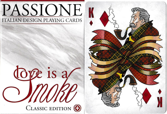 Passione Love Is A Smoke Italian Design Playing Cards - Eclipse Games Puzzles Novelties