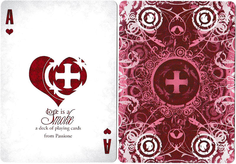 Passione Love Is A Smoke Italian Design Playing Cards - Eclipse Games Puzzles Novelties