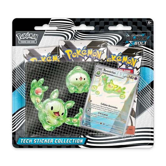 Pokémon TCG: Black Bolt Tech Sticker Collection - Eclipse Games Puzzles Novelties 