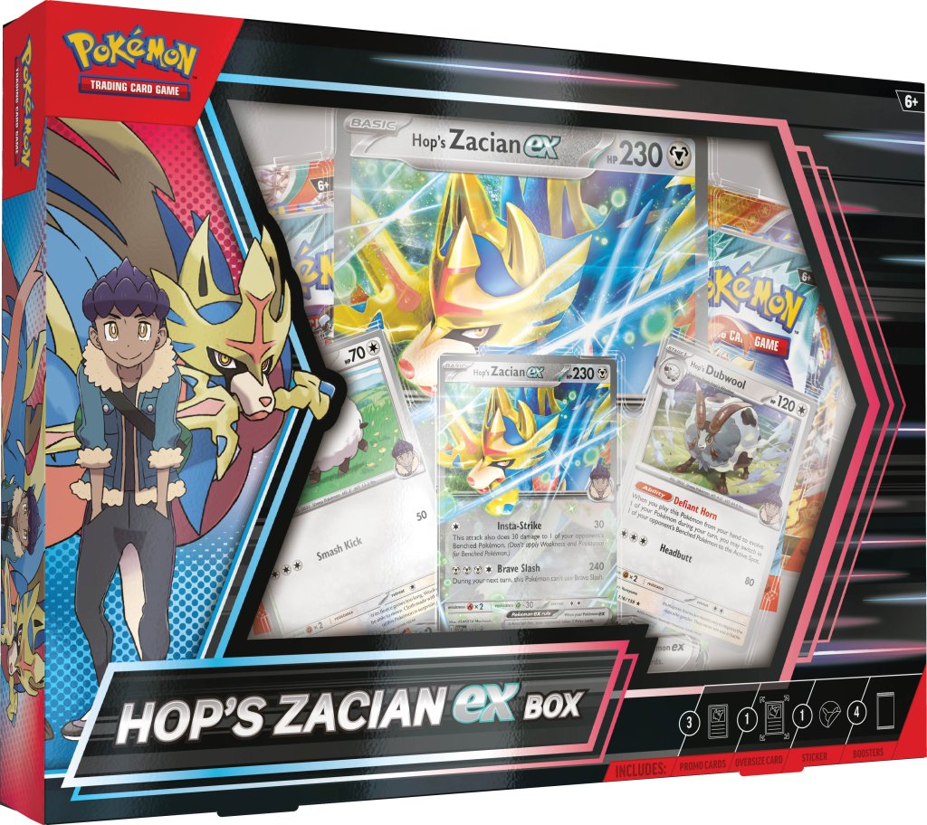 Pokemon TCG - Hop's Zacian EX Collection Box